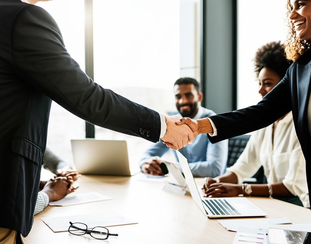 Online application form on a laptop screen